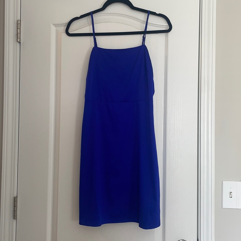 NWT Aqua neon blue mini dress